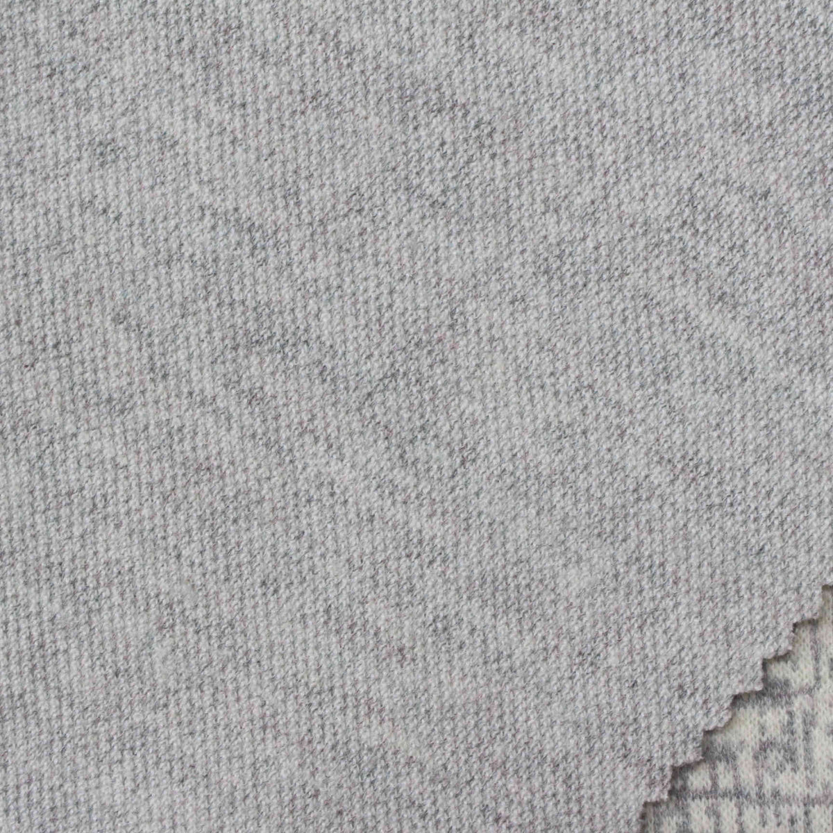 Heather Grey Marl Jacquard, Poly-Cotton, 362 gsm