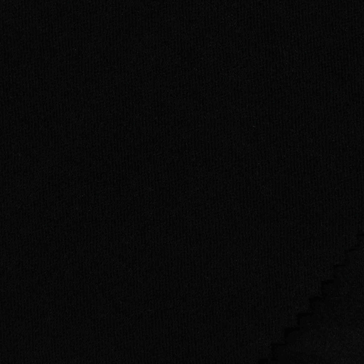 Printed Nylon Viscose Stretch Interlock Knit Fabric, 215 gsm, 155 cm — Black