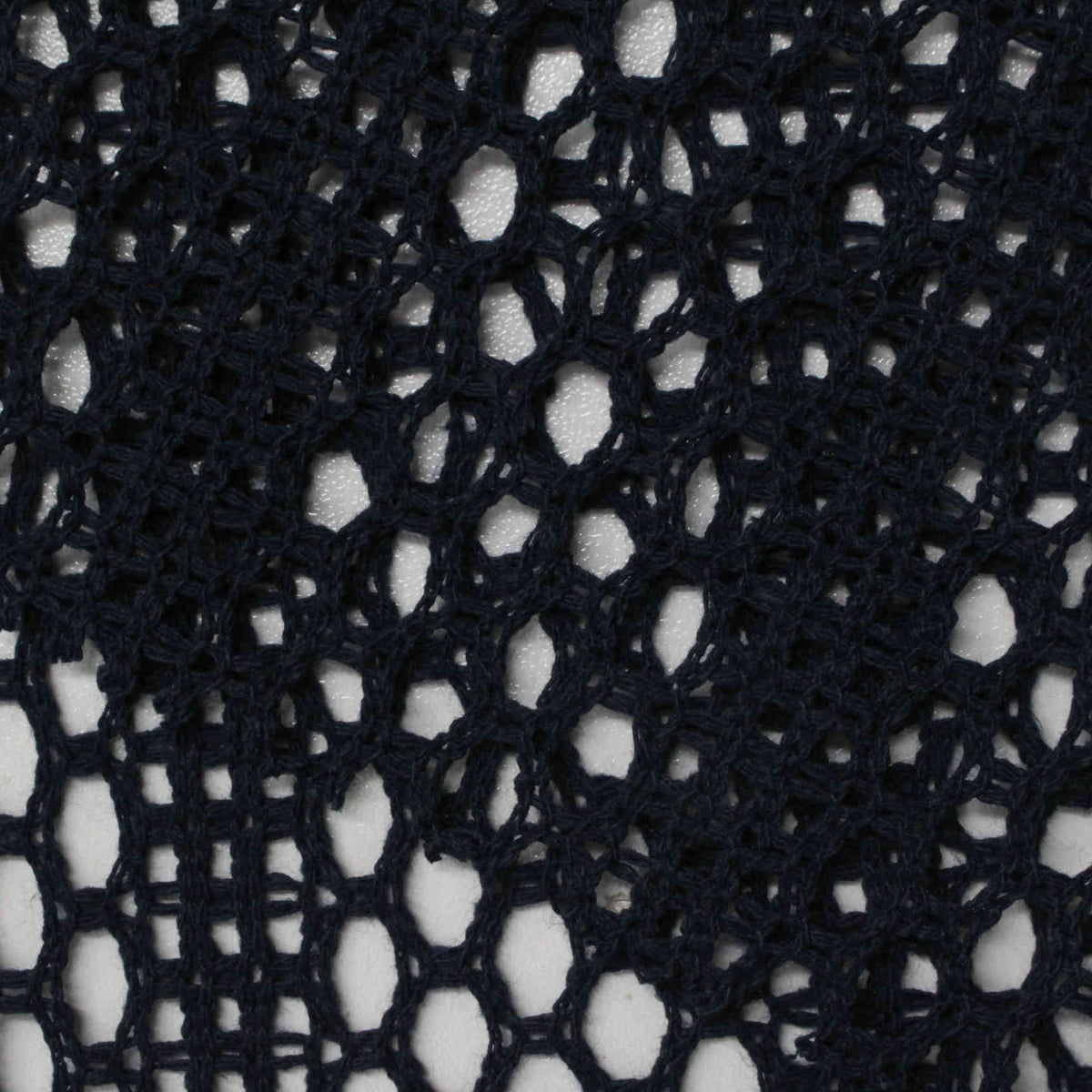 Navy Openwork Jacquard