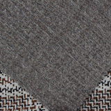 Brown Marl Jacquard, Poly-Viscose