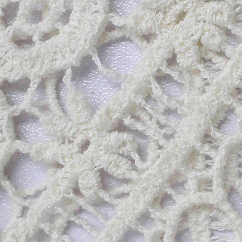 Cream Floral Jacquard, Cotton, 188 gsm