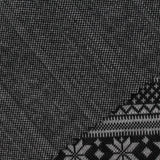 Black Geometric Jacquard, Polyester