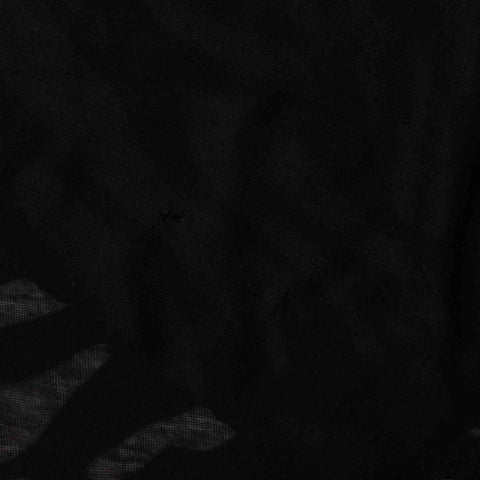 Jacquard Polyester Viscose Knit Fabric, 137 gsm, 160 cm — Black