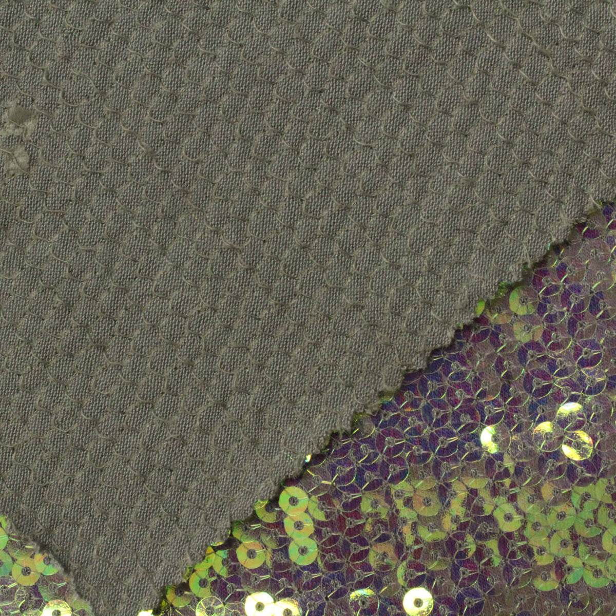 Green Sequin Jacquard, Viscose