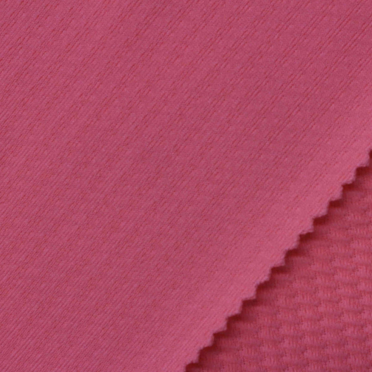 Jacquard Polyester Stretch Knit Fabric, 242 gsm, 165 cm — Pink