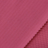 Jacquard Polyester Stretch Knit Fabric, 242 gsm, 165 cm — Pink