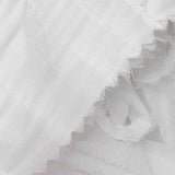 Jacquard 100% Polyester Knit Fabric, 351 gsm, 140 cm — White — texture