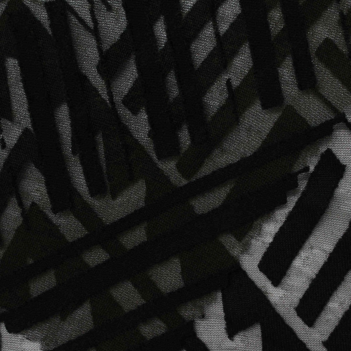 Black Abstract Jacquard, 94 gsm