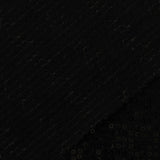 Black Diagonal-Grid Jacquard