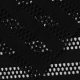 Black Stripes Jacquard, Polyester