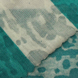 Teal Stripes Knit, Poly-Viscose — texture