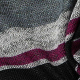 Grey Stripes Knit, Polyester — texture