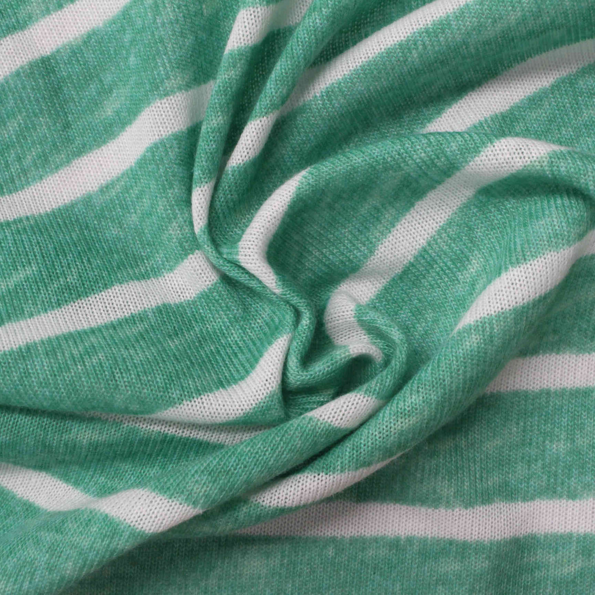 Green Horizontal-Stripe Knit, 205 gsm, 165 cm, ref EF-224046