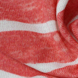 Red Horizontal-Stripe Knit — texture
