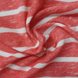 Red Horizontal-Stripe Knit