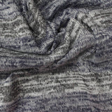 Heathered White Marl Jersey Knit, Poly-Viscose