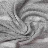 Dark Grey Horizontal-Stripe Jersey Knit