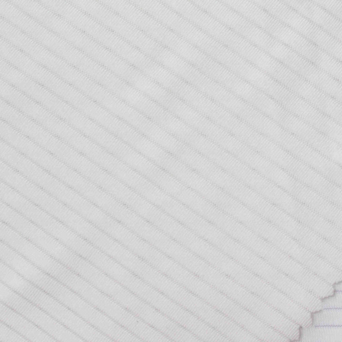 Striped Jersey Knit Fabric, 178 gsm, 165 cm — White