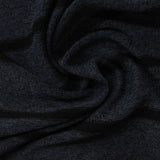 Navy Horizontal-Stripe Jersey Knit, Polyester
