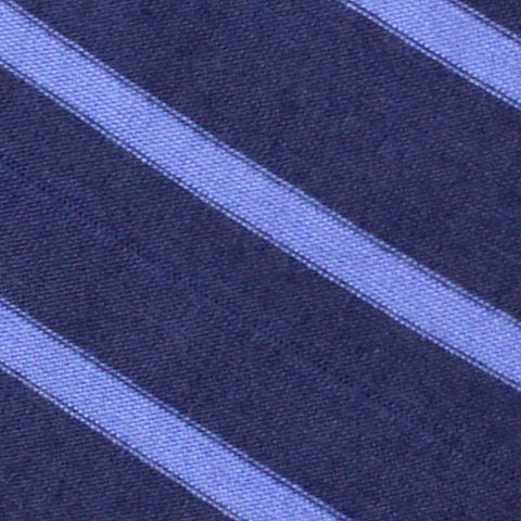 Navy Stripes Jersey Knit, Viscose, 142 gsm