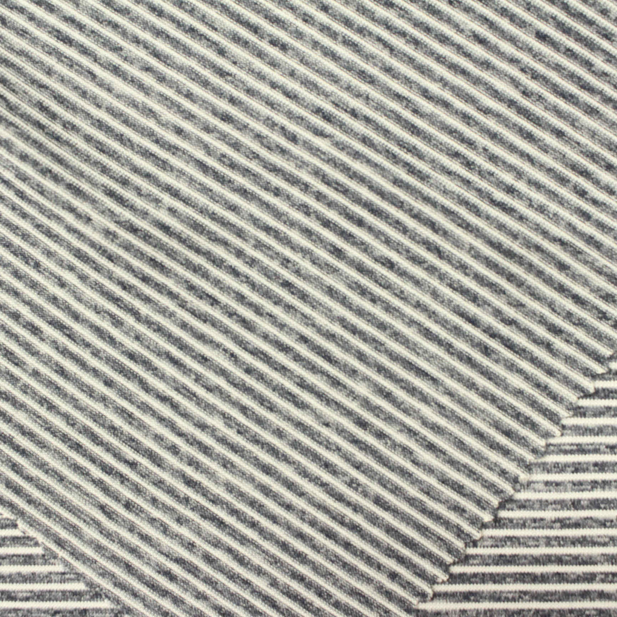 Charcoal Stripe Jersey Knit, Polyester