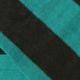 Teal Diagonal-Stripe Jersey Knit, Viscose — texture