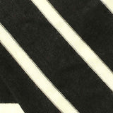 Black Diagonal-Stripe Jersey Knit, Viscose — texture