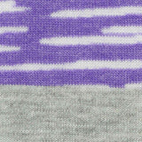Purple Horizontal-Stripe Jersey Knit, Poly-Viscose — texture