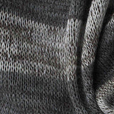 Grey Horizontal-Stripe Jersey Knit, Poly-Viscose — texture
