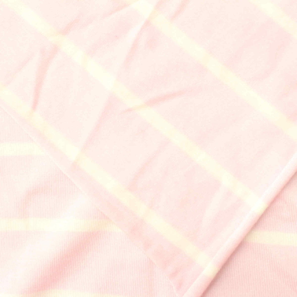 Pink Check Jersey Knit, Viscose