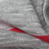 Red Horizontal-Stripe Jersey Knit, Poly-Viscose — texture