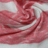 Red Horizontal-Stripe Jersey Knit