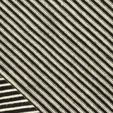 Black Diagonal-Stripe Jersey Knit, Viscose — texture