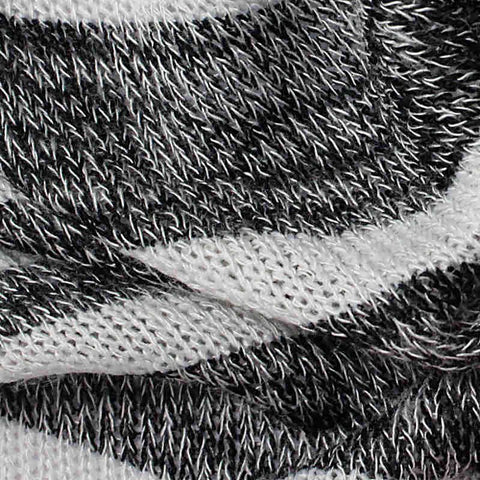 Black Marl Jersey Knit, Poly-Viscose, 130 gsm, 170 cm