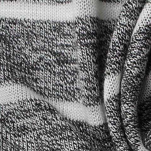 White Marl Jersey Knit