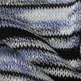 Black Horizontal-Stripe Jersey Knit — texture