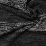 Grey Horizontal-Stripe Jersey Knit