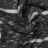 Black Abstract Jersey Knit