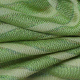 Green Horizontal-Stripe Jersey Knit — texture