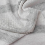 White Camo Jersey Knit, Poly-Cotton