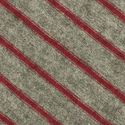 Red Diagonal-Stripe Jersey Knit, Viscose