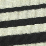 Black Horizontal-Stripe Rib Knit, Poly-Viscose — texture