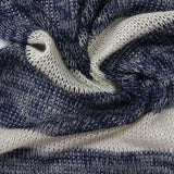 Navy Stripes Rib Knit