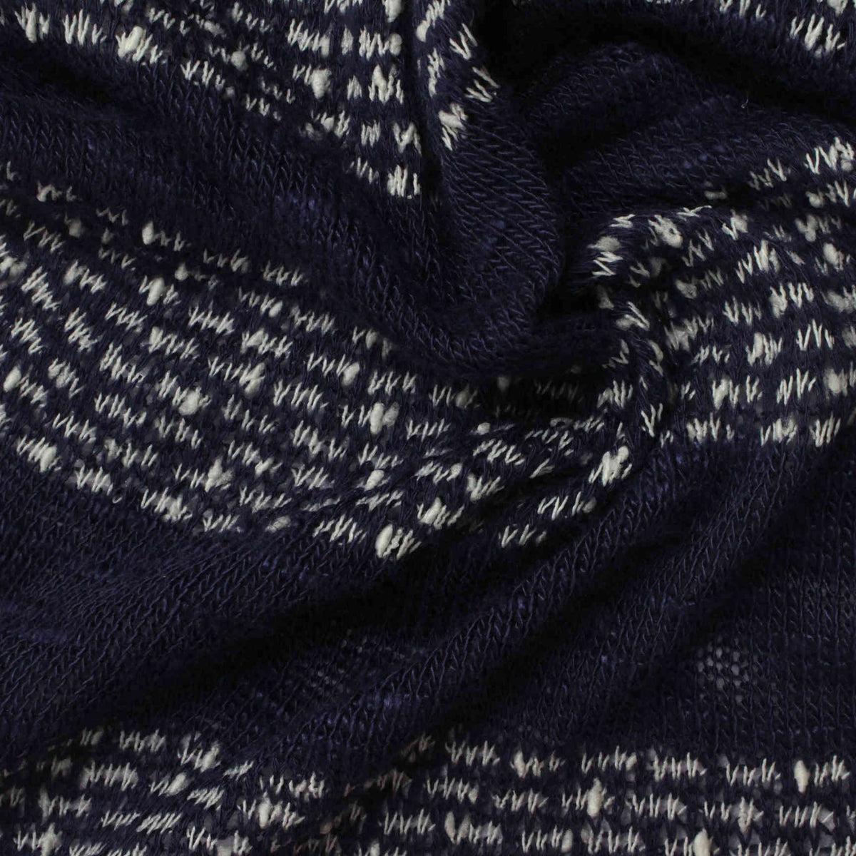 White Flecks Jersey Knit