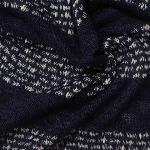 White Flecks Jersey Knit