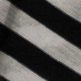 Black Stripe Jersey Knit, Poly-Viscose — texture