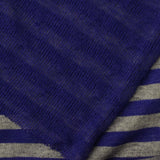 Purple Horizontal-Stripe Jersey Knit