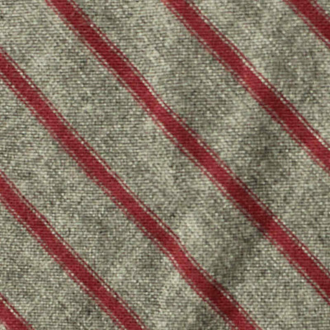 Red Stripes Jersey Knit, Viscose-Poly