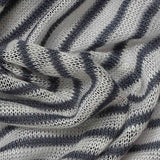 Charcoal Horizontal-Stripe Jersey Knit — texture