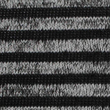Black Horizontal-Stripe Knit, Polyester — texture